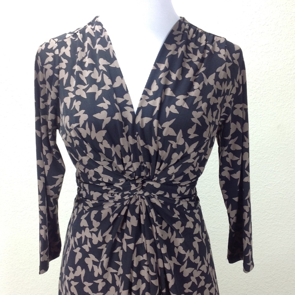 Motherhood Maternity Black & Brown V-Neck Top - Picture 6 of 8